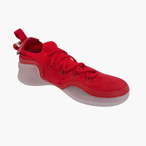 Christian Louboutin Arpoador Red Drawstring Sock Sneakers Size 41 US 11 Women 65 - Picture 12 of 15